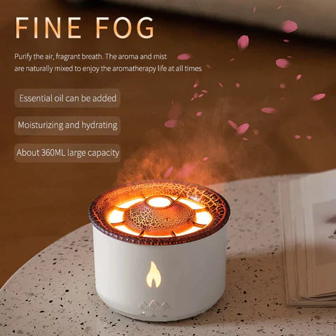 VolcanoDiffuser™ | Humidifier with aroma therapy!
